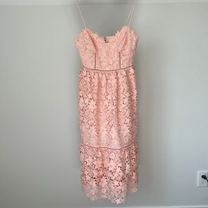 chinese dress ladies She's A Masterpiece Lace Maxi Dress Pink main image 1